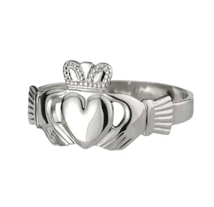 China Supplier 925 Silver lover claddagh ring sets