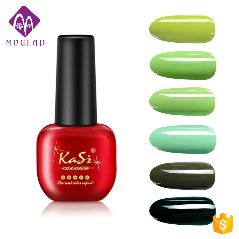 Hot Sale KASI Nail Gel Polish With Popular Avocado Series 5 Colors