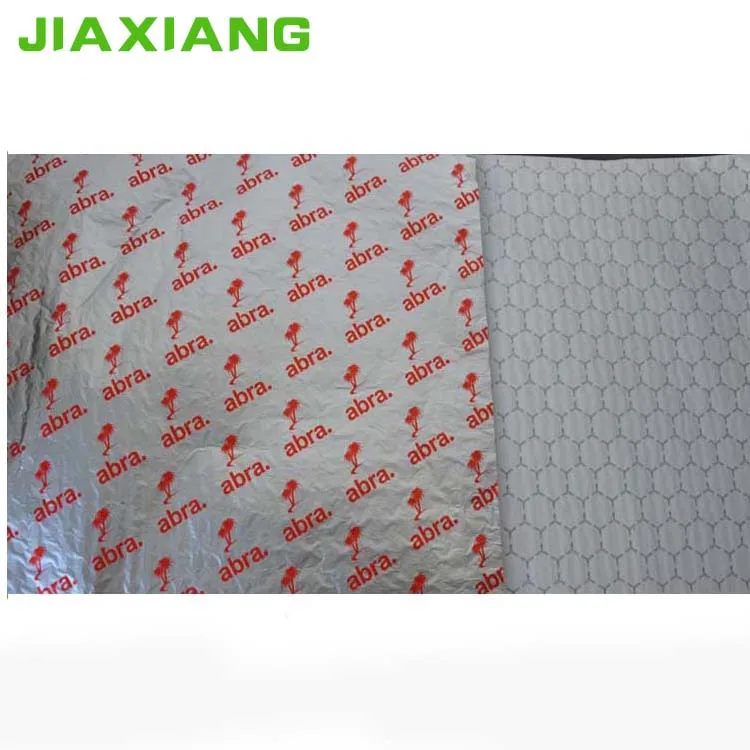 custom pattern  food packaging aluminium foil  laminate paper  for hamburger packaging paper