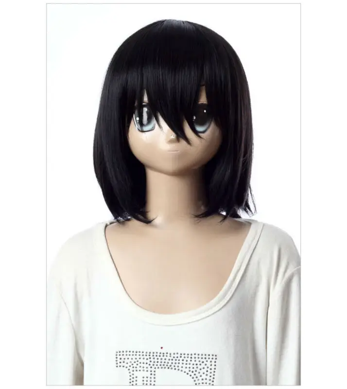 
 Парик для косплея Misaki Mei из черных волос  