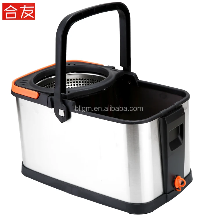 
Newest Design good quality stainless steel bucket 360 degree spin magic mop 