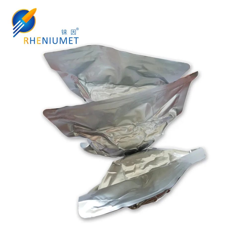 4N grade high purity Rhenium Re powder for metal additive in ultrahigh temperature alloy