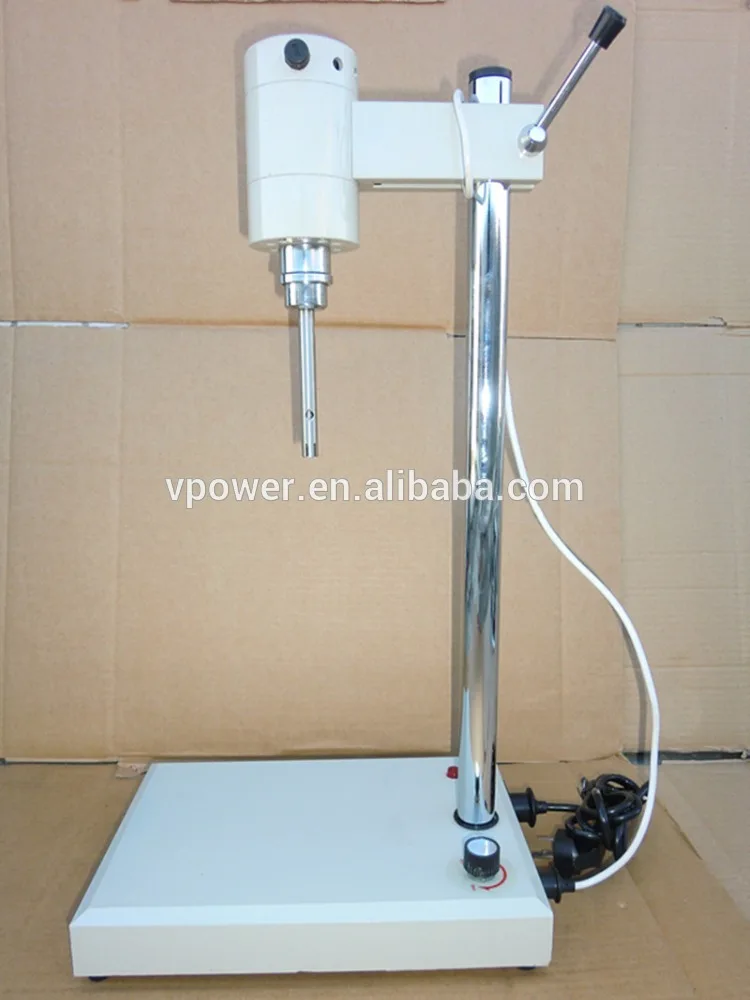 Light Convenient Lab Small Batch Emulsifying, Homogenizing Dispersing Blender Mixer Machine 800ml With Different Heads
