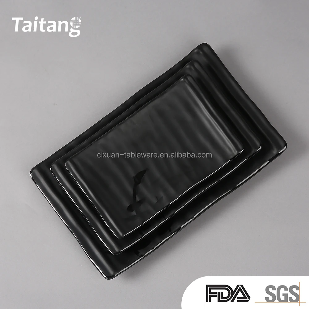 Melamine heated dinner plate for party buffet