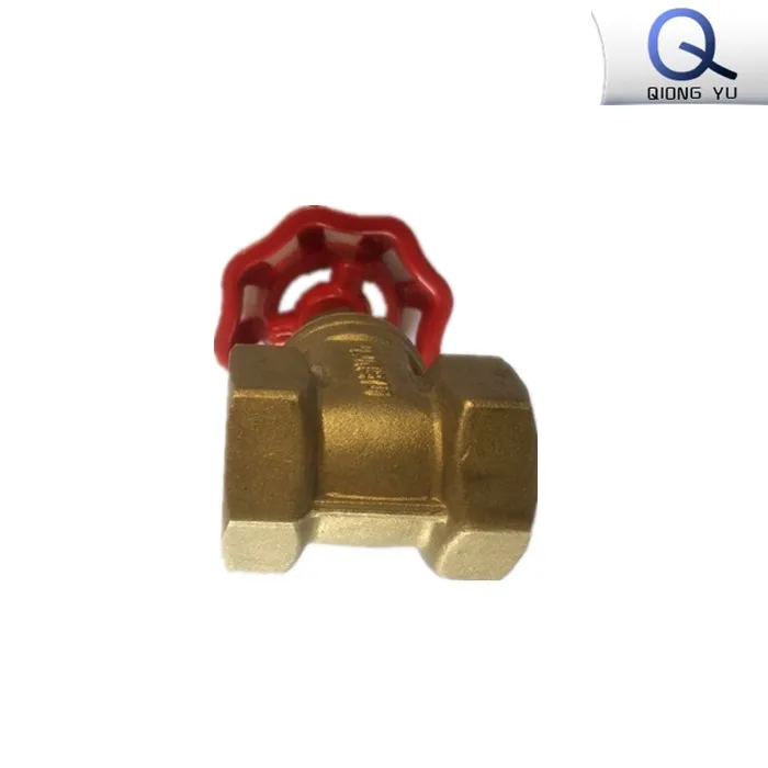 High Quality and Low Price Wheel Handle Forged Brass Gate Valve Female Threads