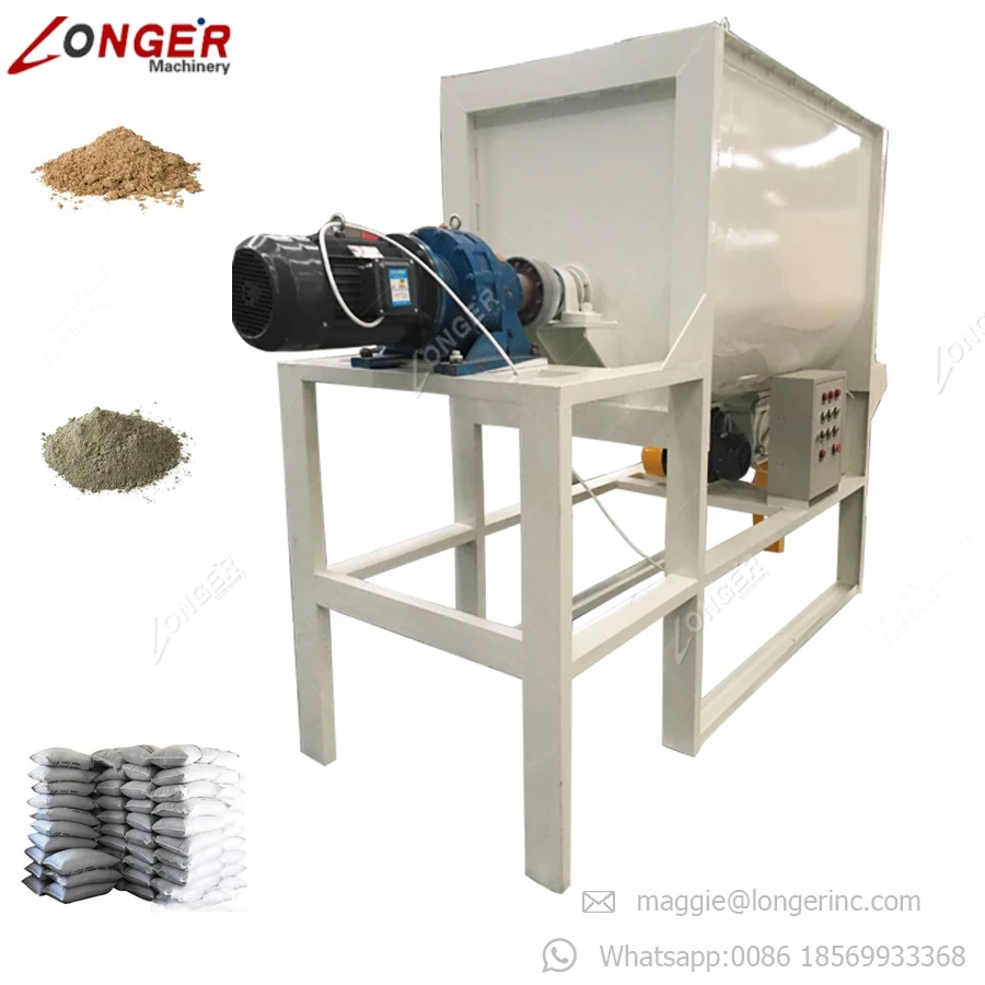 Factory Price Cement Mortar Mixer Sand Filling Packing Dry Powder Mixing Plant Dry Mortar Plant