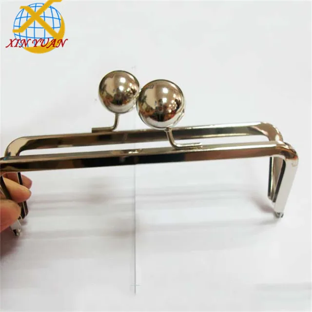 Large Ball 7 inch Metal Bag Frame for Handbags