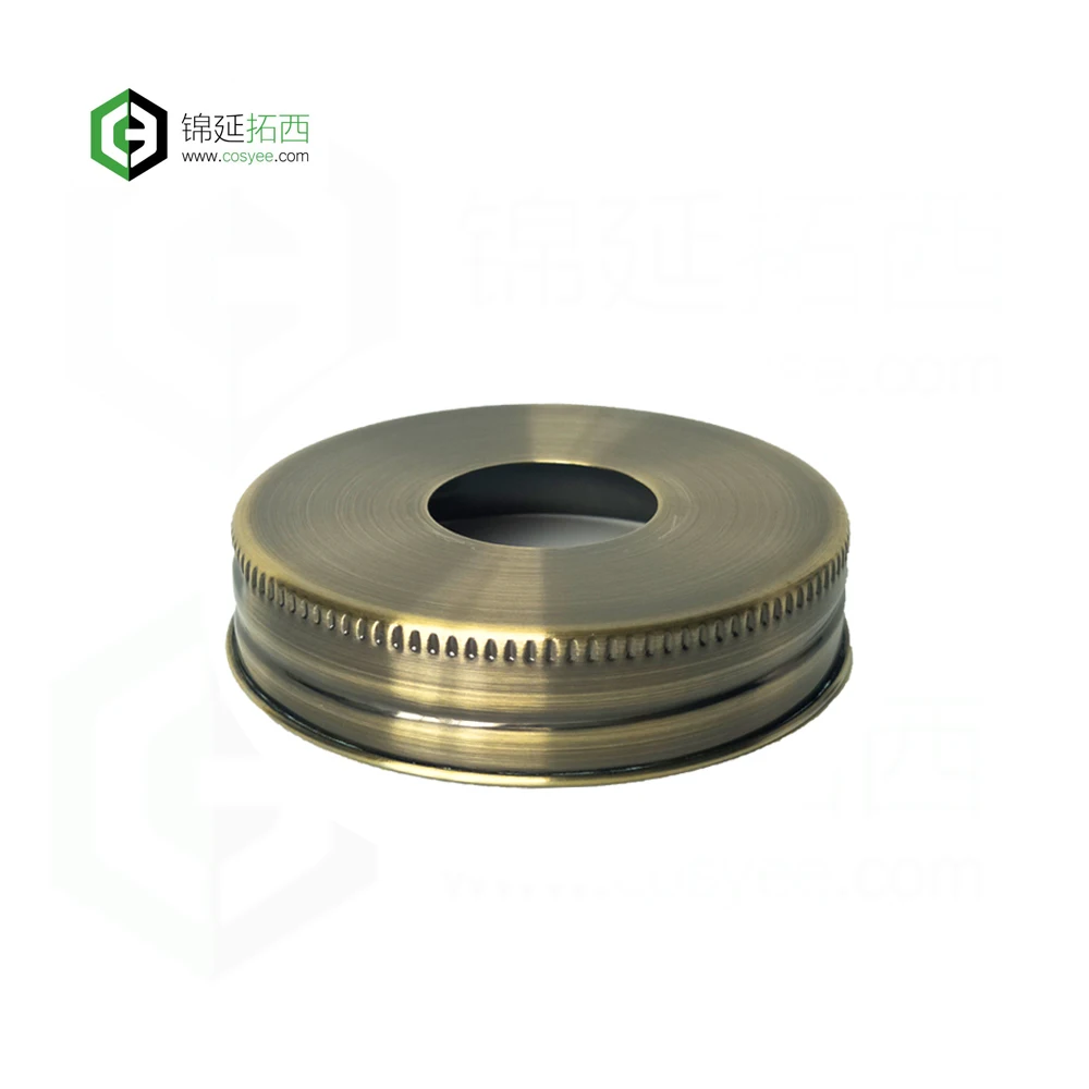 Oil rubbed bronze / ORB finish stainless steel mason jar soap dispenser pump lid