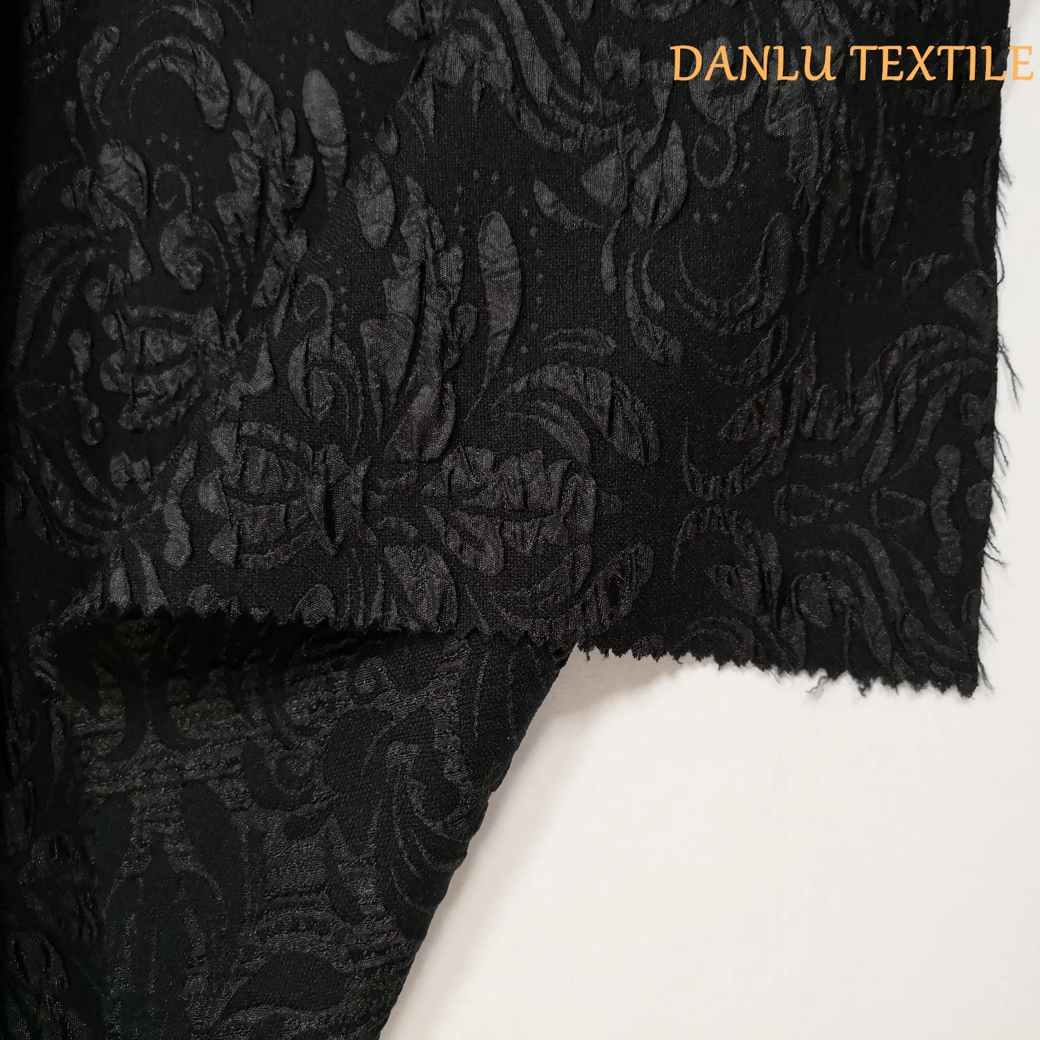 New fashion 2020 ! Factory Price formal black abaya Jacquard fabric Kaftan fabric