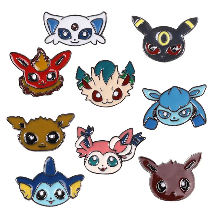 Custom Metal Carton Pokemon Enamel Pin