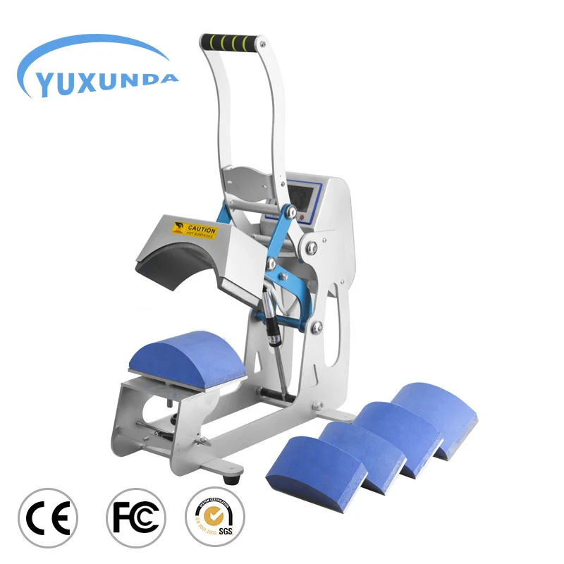 Yuxunda China hat ball cap heat press transfer machine