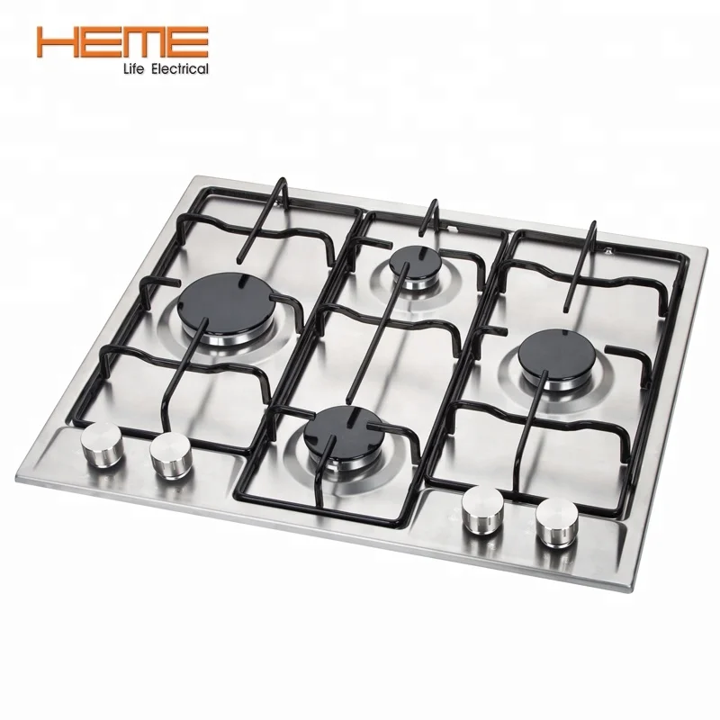 Kitchen Appliances 4 Burner Built In Gas Hob Electronic Ignition  Gaz Estufa With Saso Certificate