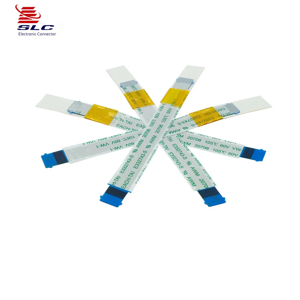 4~80pin PH1.0mm FFC cable,AWM 20706 105C 60V vw-1 Type A FFC flexible flat cable