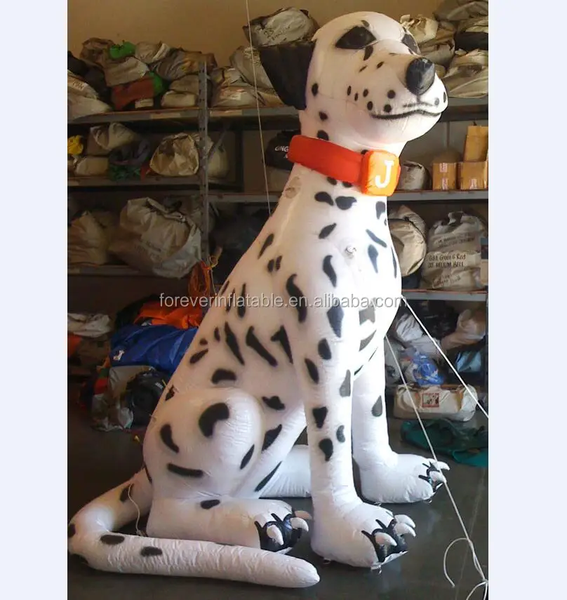 High quality inflatable helium white dog for sale
