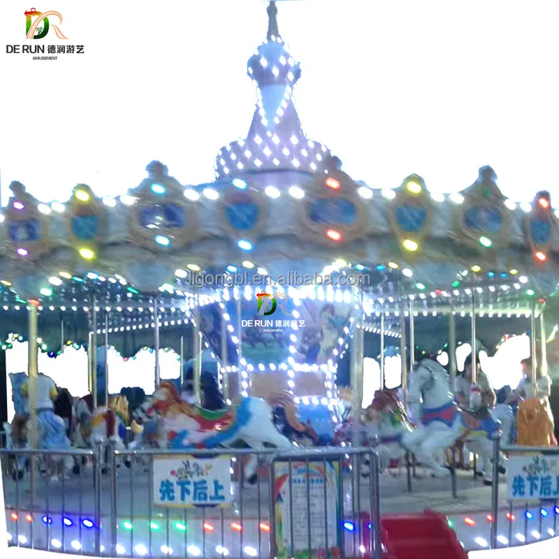 amusement park Kids 16 seats Carousel  horse for Sale