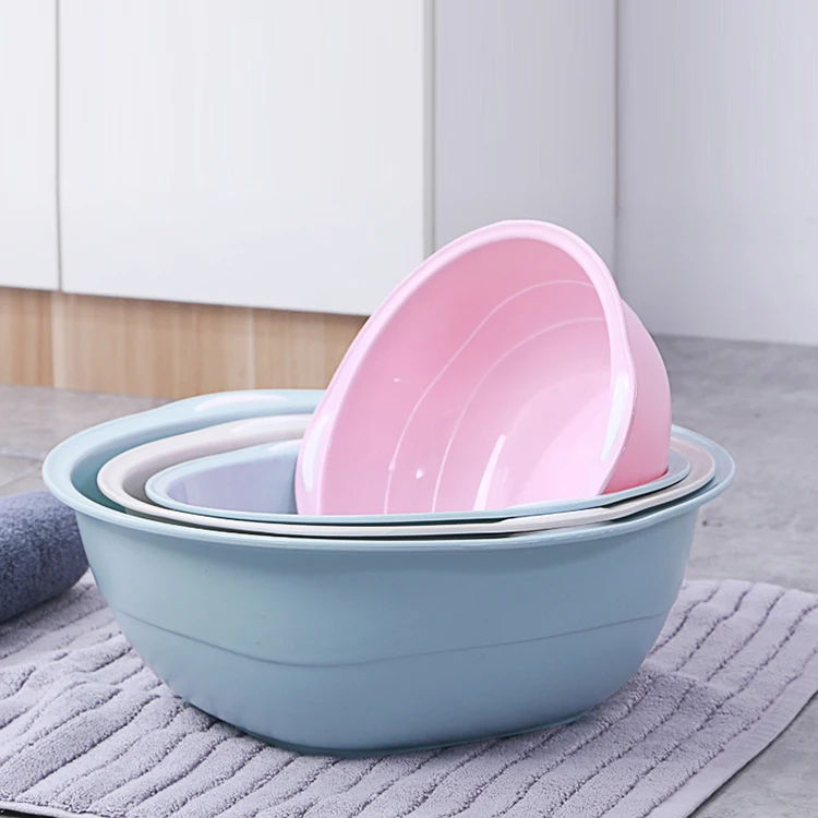 
Manufacturer wholesale price PP household fancy plastic wash basin 