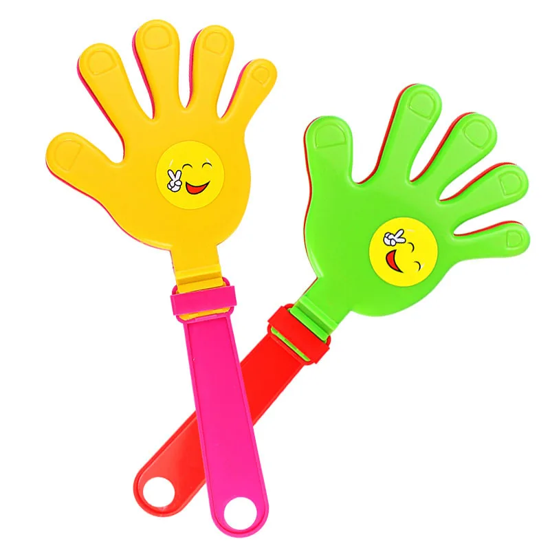 Large Size Plastic Noise Maker Party Cheering Clapper  Sport Game Fans Toy Palm Clappers Led Hand Clappers