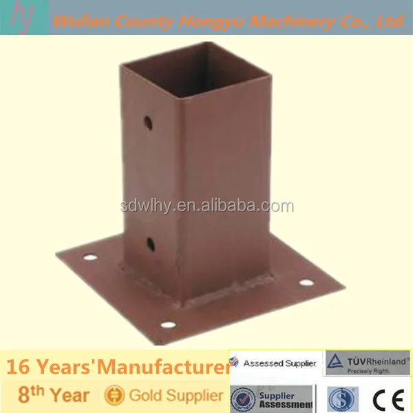 Strong metal concrete pole anchor