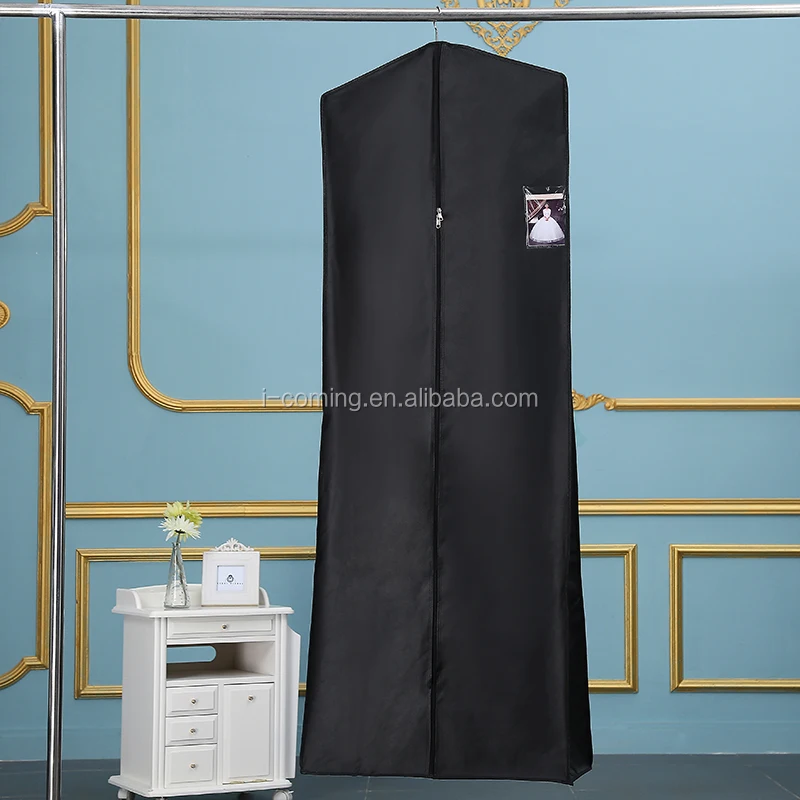 High Quality Long Dress Garment Bags Durable Cotton Woven Peva Polyester PP for Storage Packing Travel-Made in China