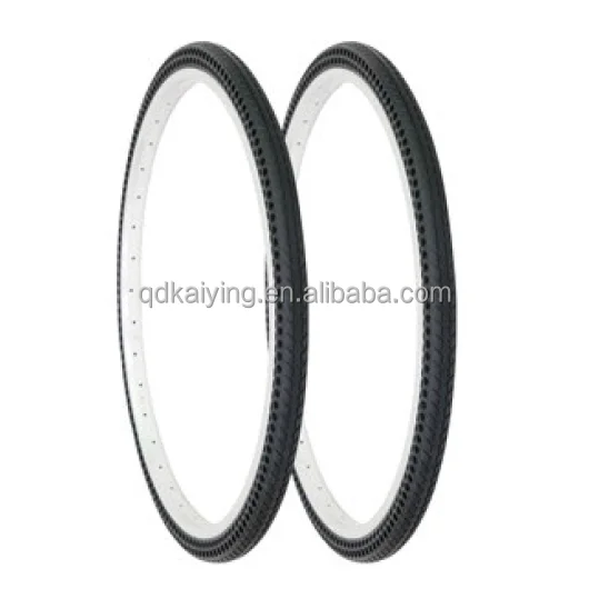 high quality 24*1-3/8 inch tubeless none-pneumatic solid bicycle tyre