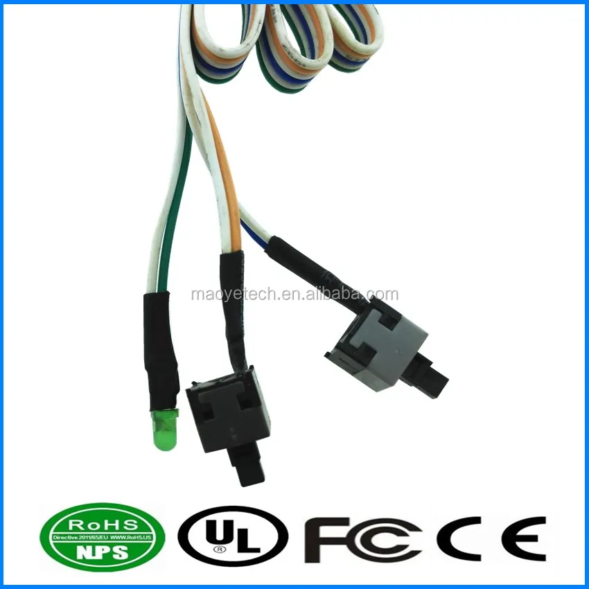 LED switch automotive wire harness cable