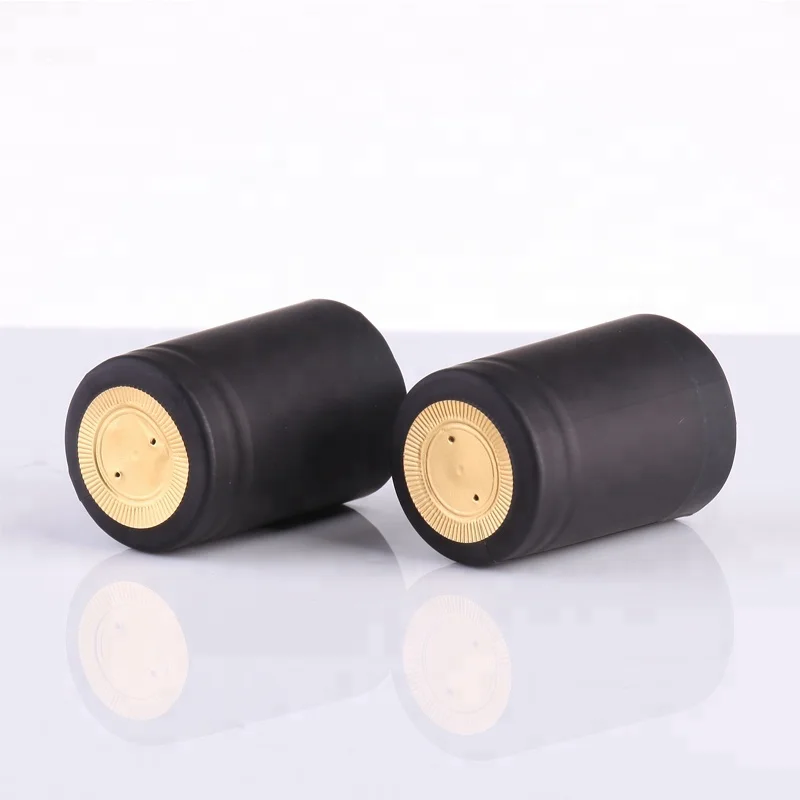 PVC heat shrinkable capsule for wine bottles