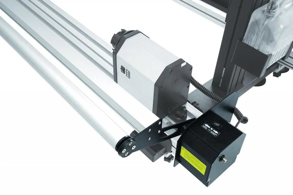 Take- up system T1 with tension bar for MIMAKI,MUTOH, EPSOPN, ROLAND inkjet printer Tension bar take up reel for transfer-paper