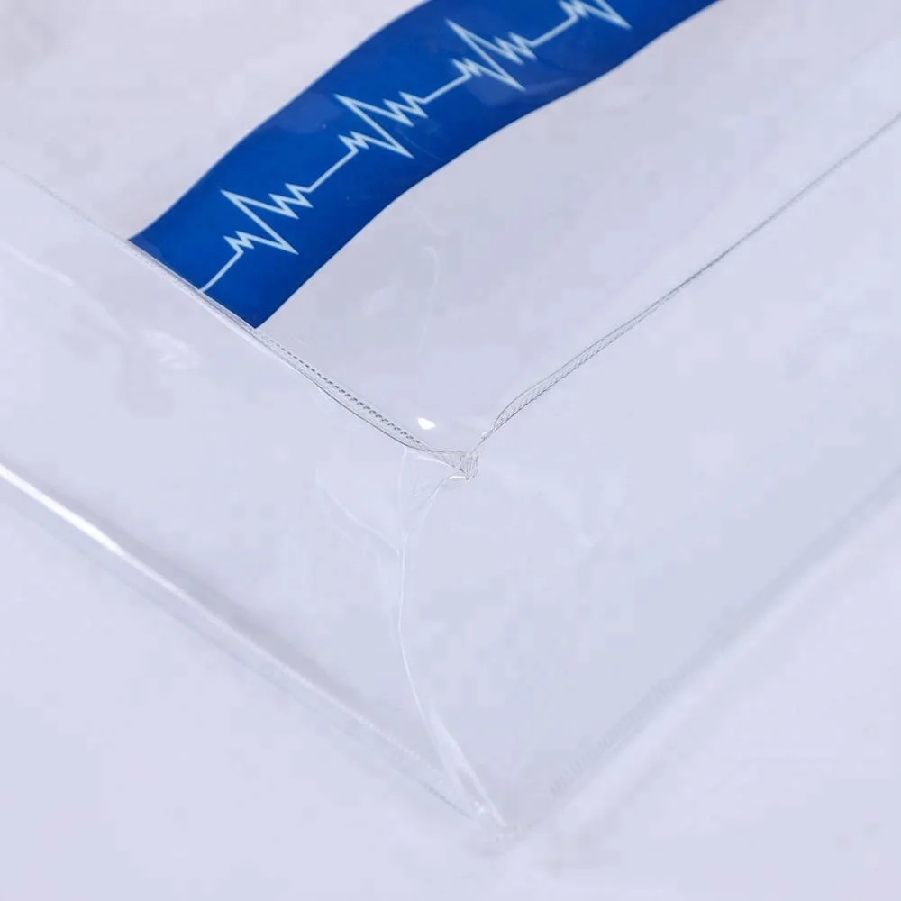 Top fashion high quality wholesale eco-friendly transparent PVC bag with handle