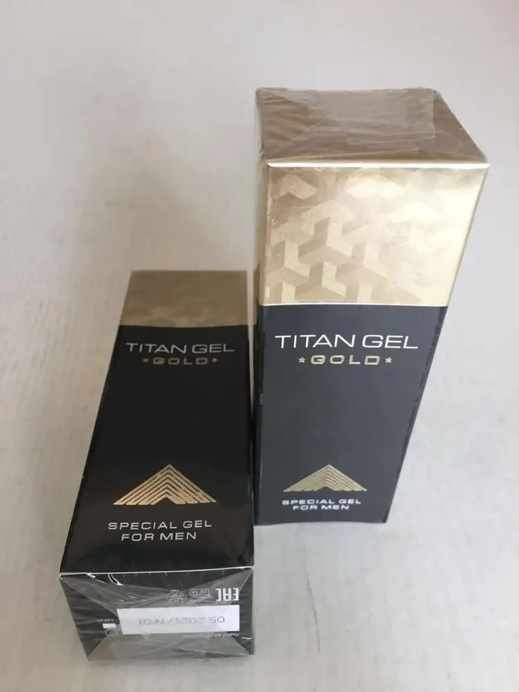  Крем для увеличения пениса с лучшим эффектом titan gel gold белой
