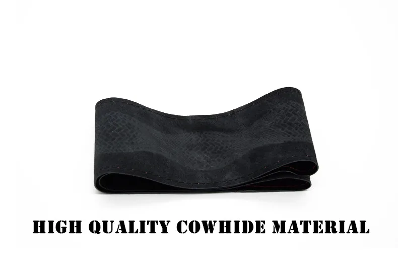 
Genuine Cowhide Leather Diy Hand Sewing Car Steering Wheel Cover with Needle 