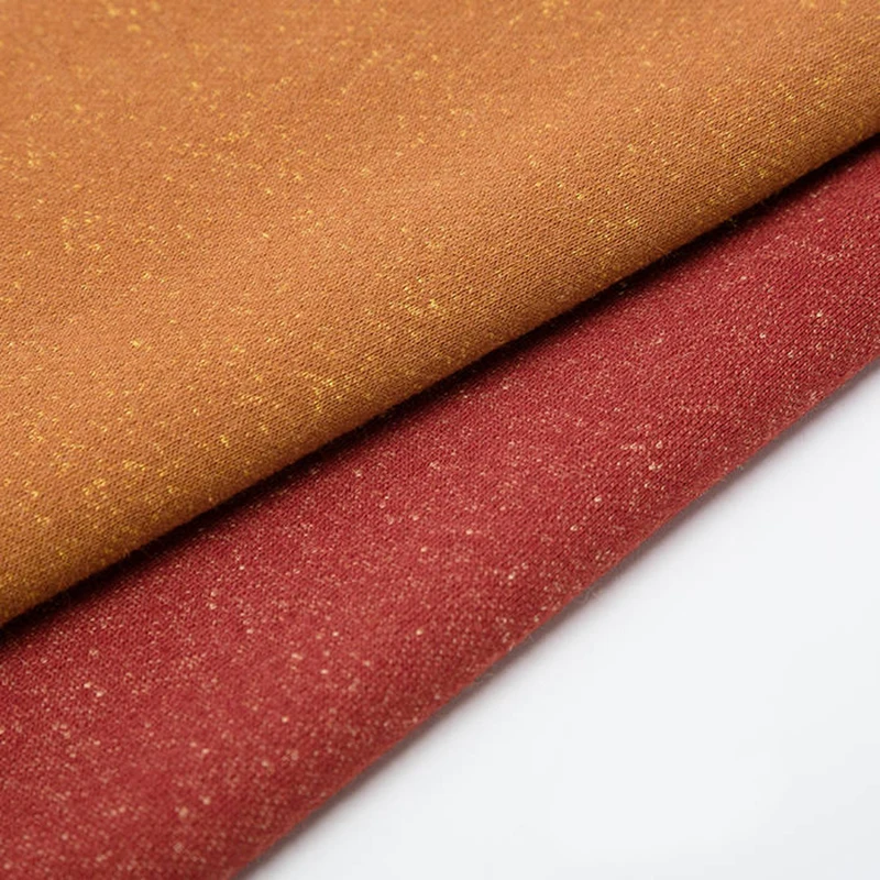 Thick worsted 85% cotton 15 polyester polar fleece fabric for sale