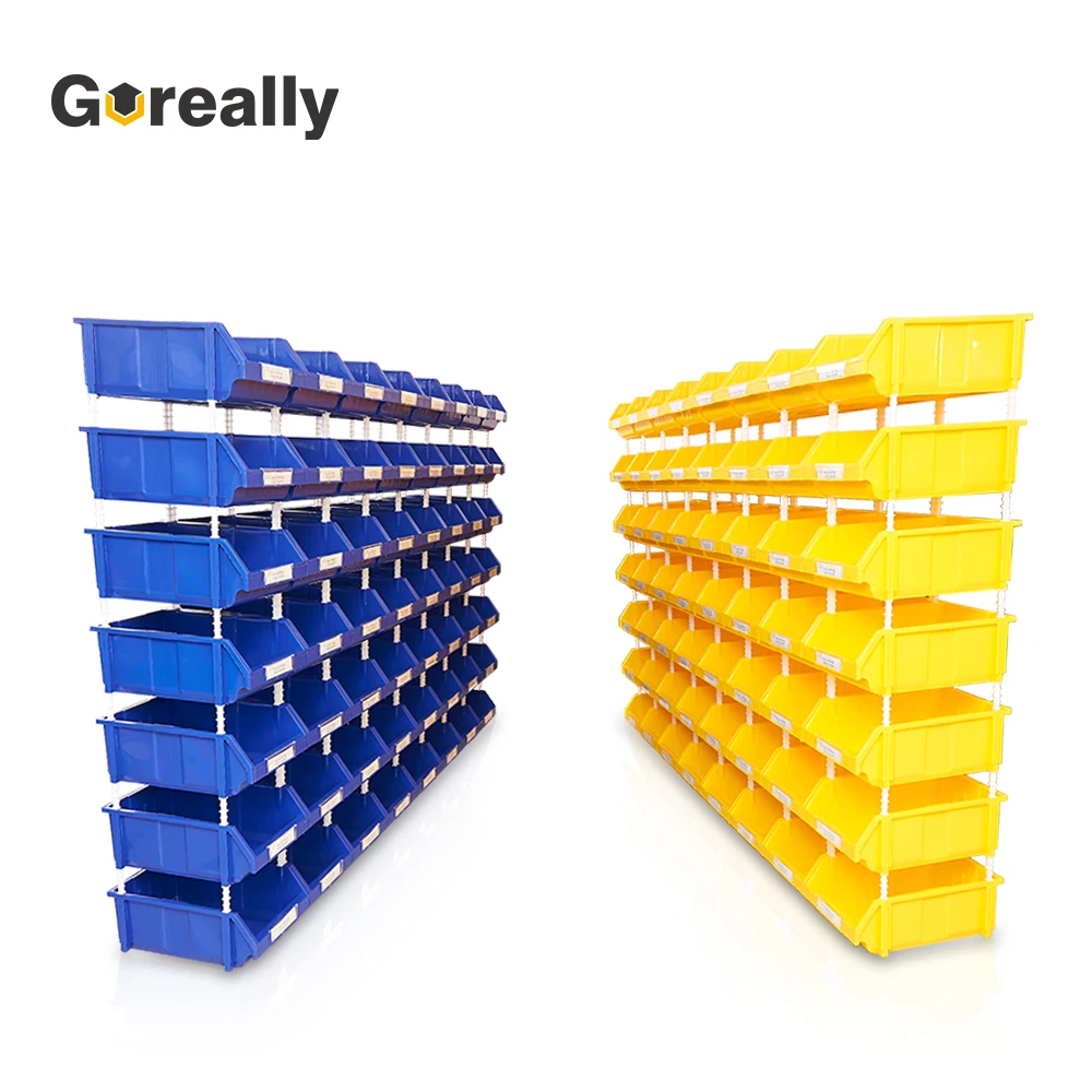Factory OEM warehouse plastic organizer stackable screw storage box