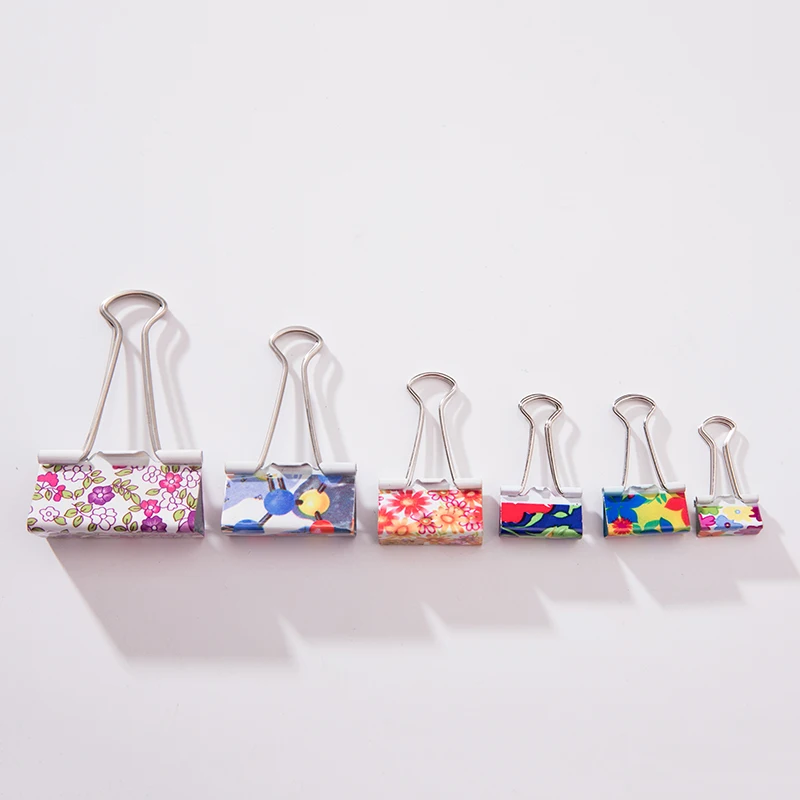 Распродажа, 25 мм зажимы для бумаги с принтом, зажим для бумаги с индивидуальным принтом, маленькие зажимы для подарков по лучшей цене
