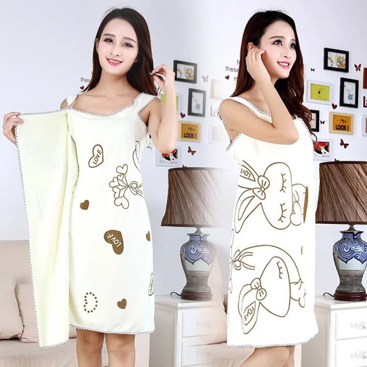 Coral fleece one-piece bath skirt ladies nightdress women skirt suit sets skirt bed sheets bath dress towel