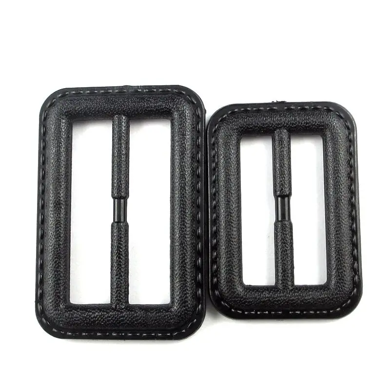 Black color abs buckle belt for coat