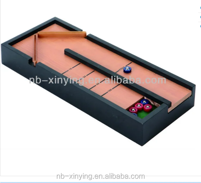 Mini Shuffleboard Table sets for table game / tabletop shuffleboard