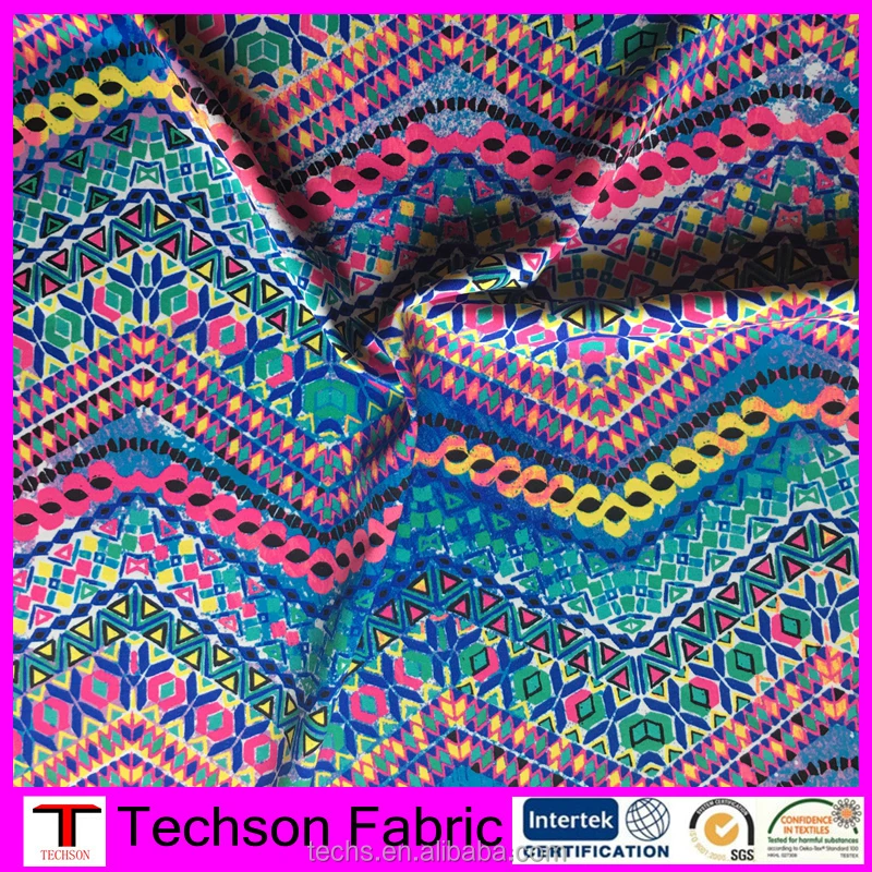 
Nylon lycra digital print fabric,custom make swimwear digital print fabric 