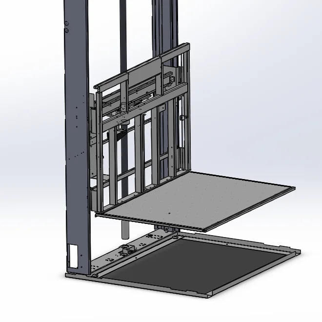 400kg Platform home elevator screw platform home elevator