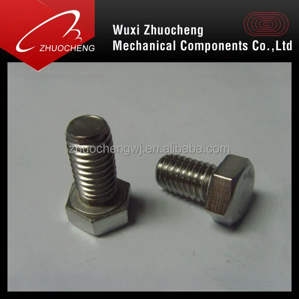 Din933 Din931 sus316 a4-80 hex bolt