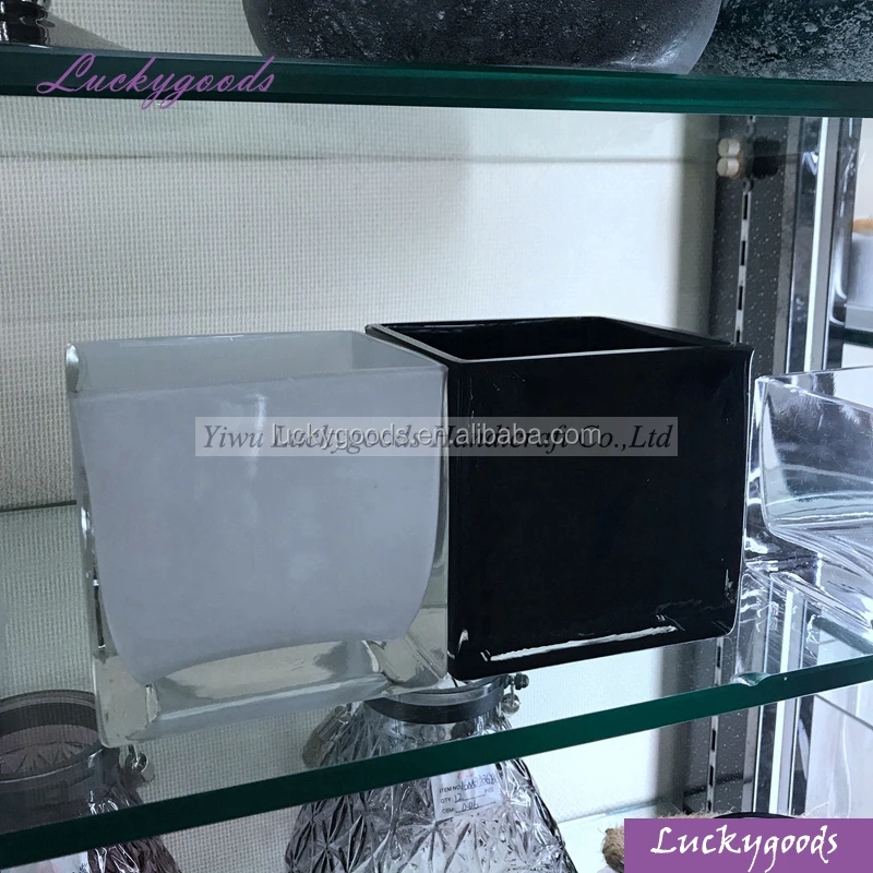 High Quality Clear Flat Glass Vase LHP071 in Different Sizes for Wedding Showcase Display and Home Decoration