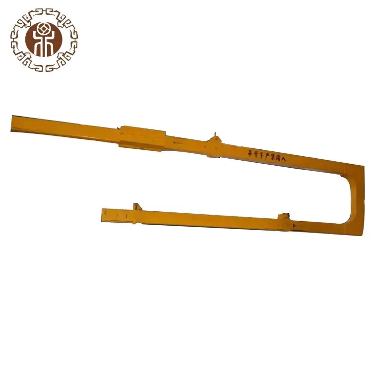 U shape crane attachment lifter for glass loading and unloading