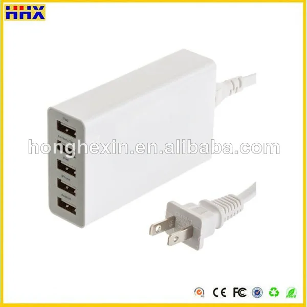 hhx 5 порта usb зарядное устройство ес плагин портативное зарядное устройство путешествия от фабрики китая