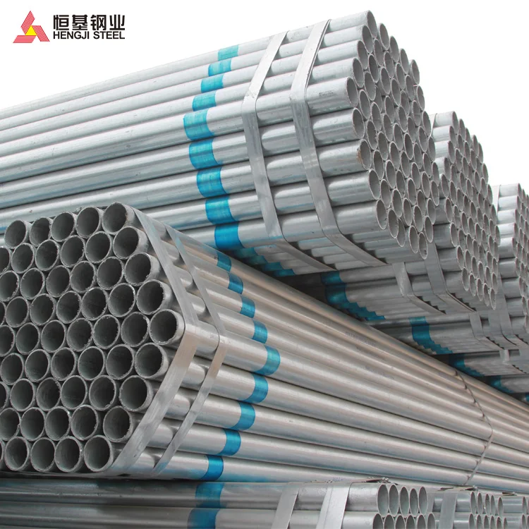 Welded Galvanized Steel Pipe Q235 Gi Scaffolding Construction Tube