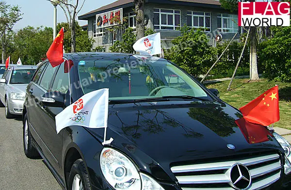 Custom Making Cheap Decorative Country Flags for Car Window