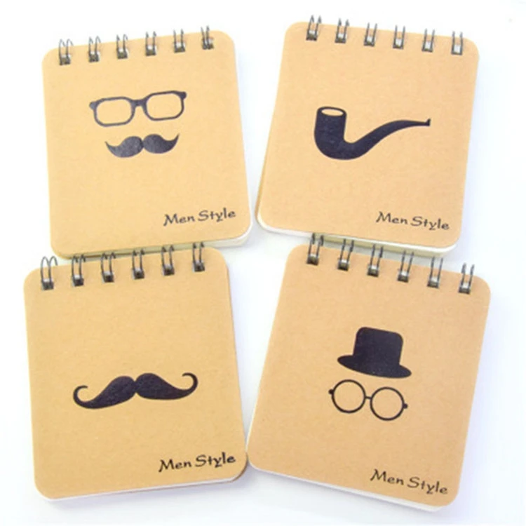 Small size Korean notebook with blank paper spiral notebook