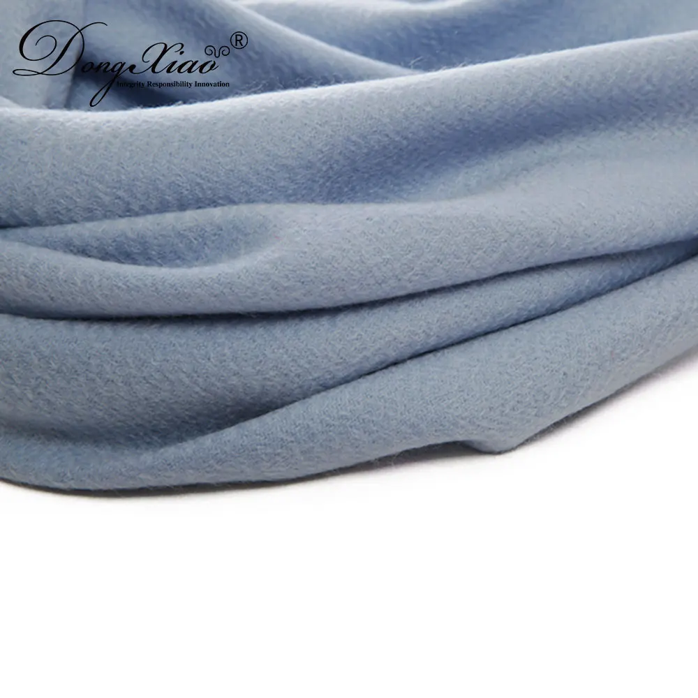 2018 Spring Super Quality Cashmere Knitted Light Color Mink Flamenco Shawl