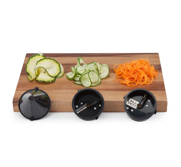 2024 New Food Vegetable Spiral Slicer With Food Collect And Accessory Storage Cup