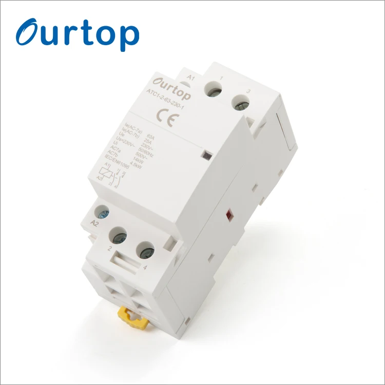 Ourtop Китай AC general electric контакторы ISO9001 ce tuv стандарт IEC 2 Контактора