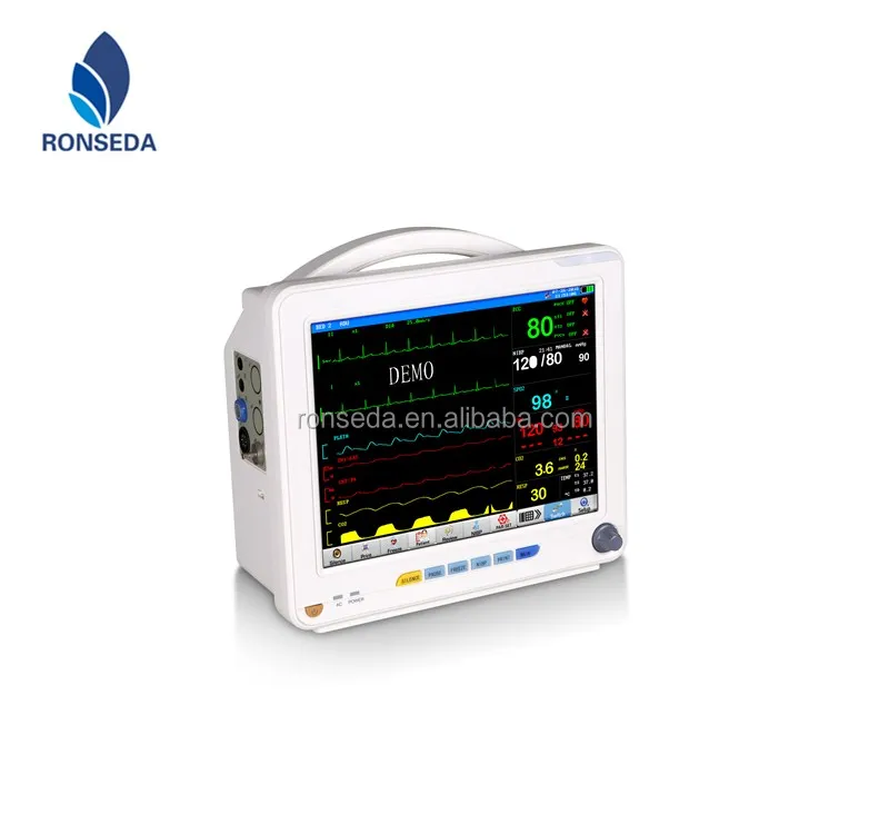 Bedside Patient Monitor 12.1 inch Ambulance Machine Hospital ICU CCU