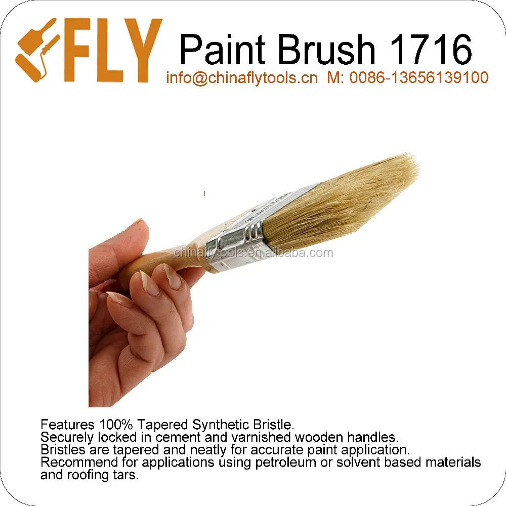 2 Inch Wide Head Brush Natural Boar Bristles